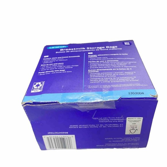 Breast Milk Storage Bags Pre Sterilized ,Pump Directly Into Bags Double Zipper - Picture 7 of 7